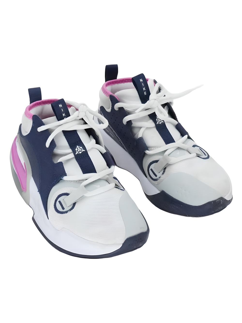 Nike Giannis Immortality 3 GS White Pink Navy Basketball Sneakers Size 3